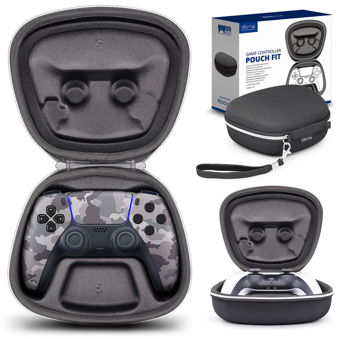sisma Carry Case Compatible with PS5 DualSense Wireless