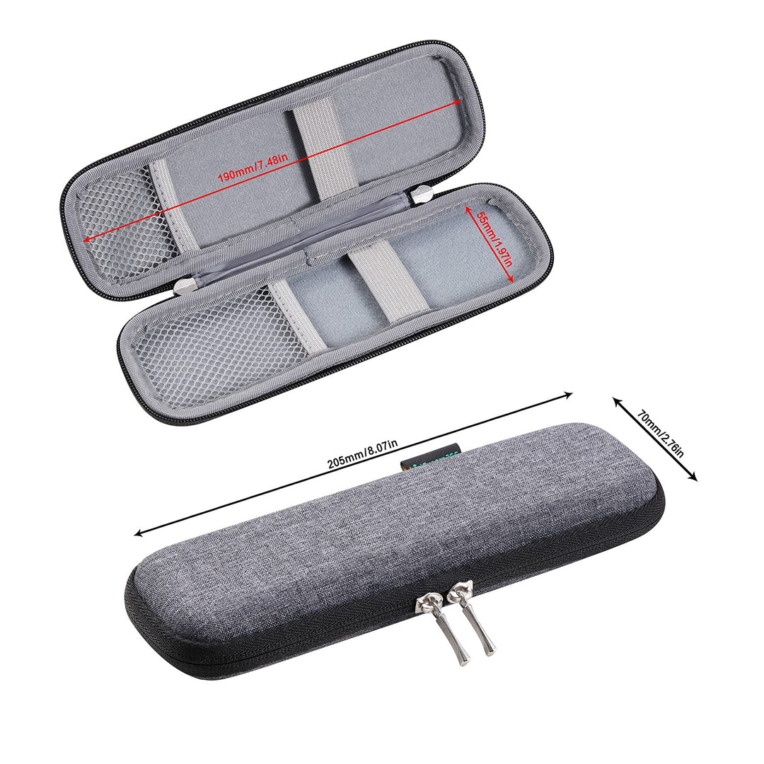 Apple Pencil Case Holder,Slim EVA Carrying Case/Bag/Pouch/Holder for Apple Pencils,Executive Fountain Pen,Ballpoint Pen,Stylus Touch Pen-Grey