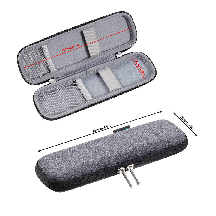Apple Pencil Case Holder,Slim EVA Carrying Case/Bag/Pouch/Holder for Apple Pencils,Executive Fountain Pen,Ballpoint Pen,Stylus Touch Pen-Grey