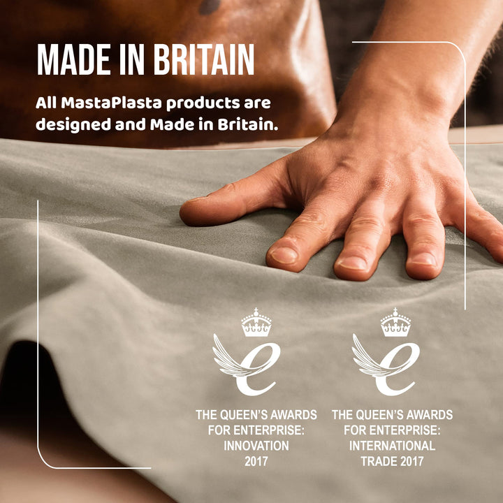 MastaPlasta Original Self-Adhesive Leather Repair Tape - Mid-Brown 60 x 4 (150x10cm). Instant Upholstery-Quality Scratch and Tear Repair on a Roll for Couches, Car Interiors, Bags, Vinyl &amp; More