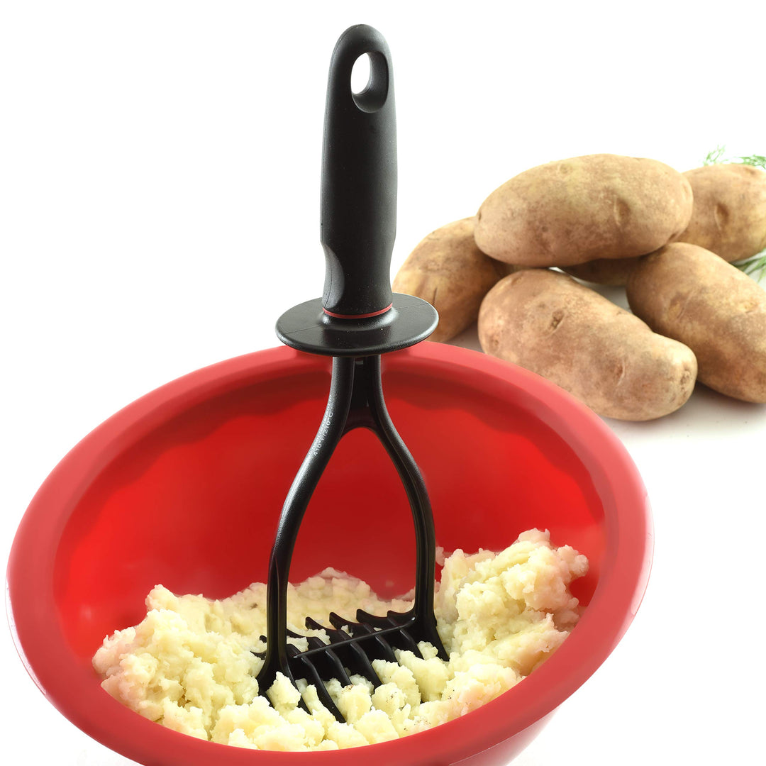 Norpro Black Nylon 11 Inch Potato Masher, 3.75 x 3.5 x 