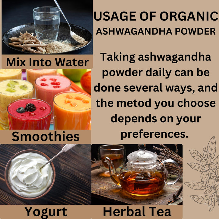 Herbs Botanica Ashwagandha Root Powder Withania Somnife