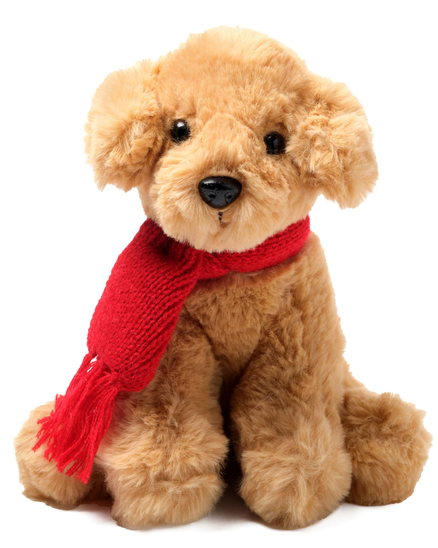 Bearington Grizwald Golden Retriever Plush, 7.5 Inch Dog Plush, Christmas Dog Stuffed Animal