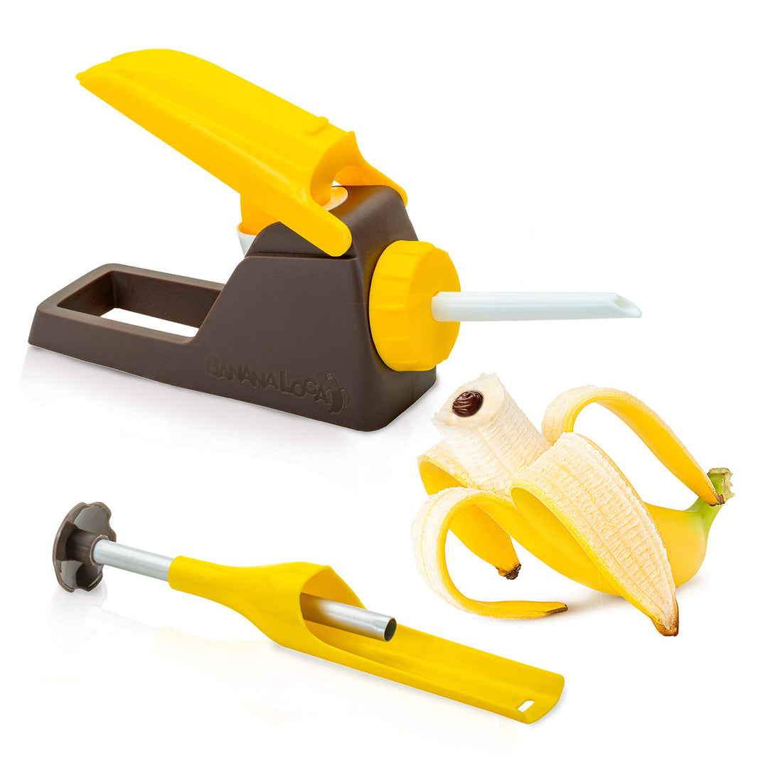 ® Kitchen Gadget - Core &amp; Fill A Banana While Still In Its Peel
