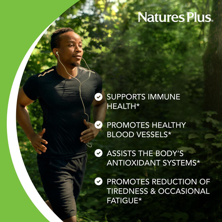 Natures Plus Vitamin C - 1000 mg Ascorbic Acid, 90 Vege