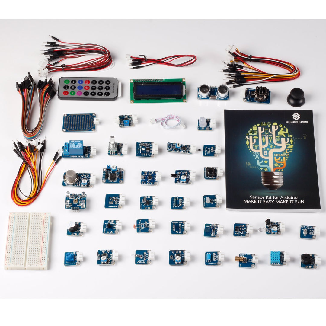 Ultimate 2560 Sensor Kit V2.0 Compatible with Arduino R3 Mega2560 Mega328 Nano - Including 98 Page Instructions Book