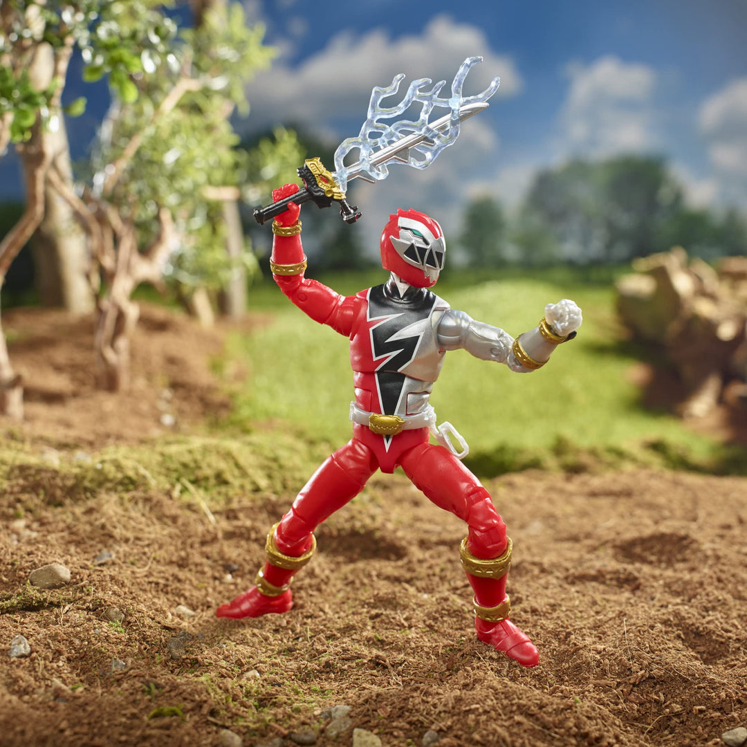 Lightning Collection Dino Fury Red Ranger 6-Inch Premium Collectible Action Figure Toy