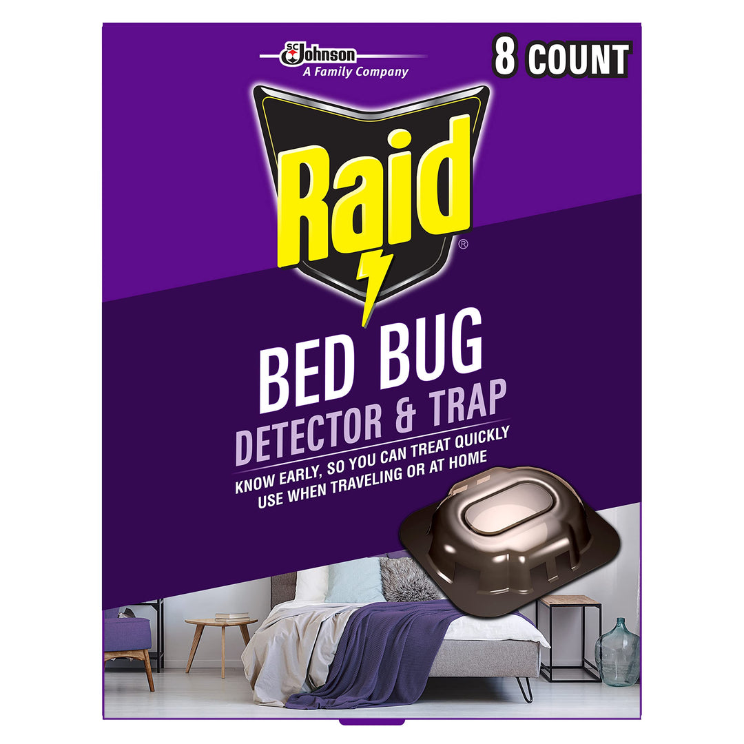 Raid Bed Bug Detector &amp; Trap, 8 ct
