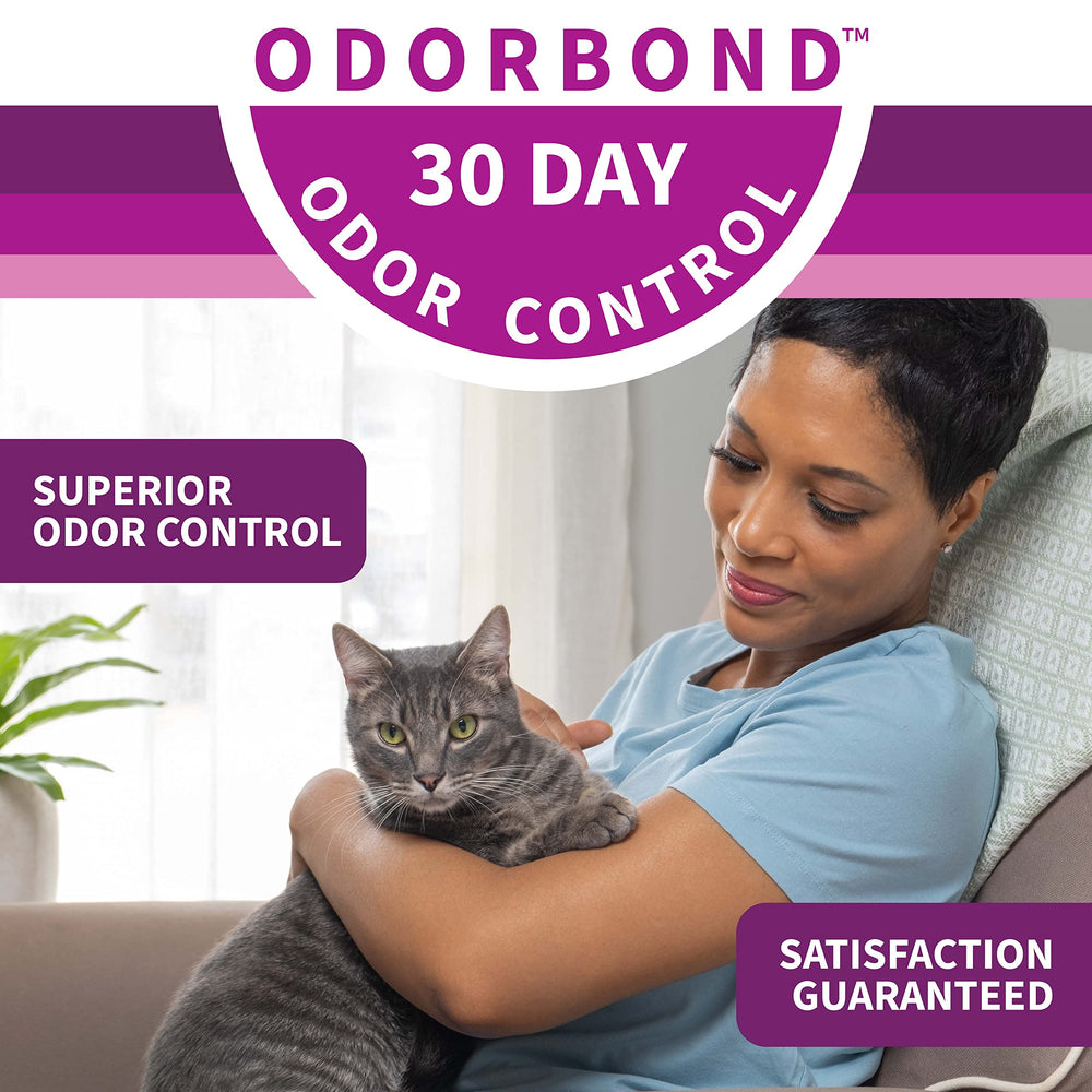 Micro Crystals Unscented Non-Clumping Crystal Cat Litter with Odorbond, 7 lb, White, Clear and Blue Crystals (LPMC7)