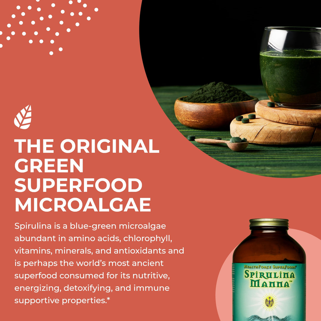 Spirulina Manna - Powder - 16 Oz