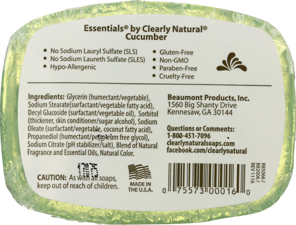Cucumber Soap, 4 OZ EA