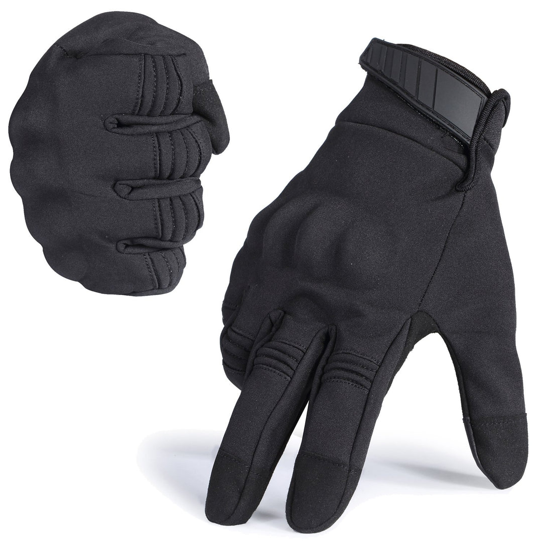 Winter Warm Tactical Gloves Touch Screen for Airsoft Cycling Motorcycle Motorbike Skiing Snowboarding Camping Bicycle Outdoor Gloves Black M