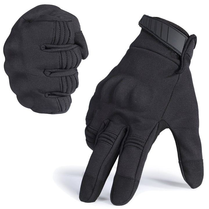 Winter Warm Tactical Gloves Touch Screen for Airsoft Cycling Motorcycle Motorbike Skiing Snowboarding Camping Bicycle Outdoor Gloves Black M