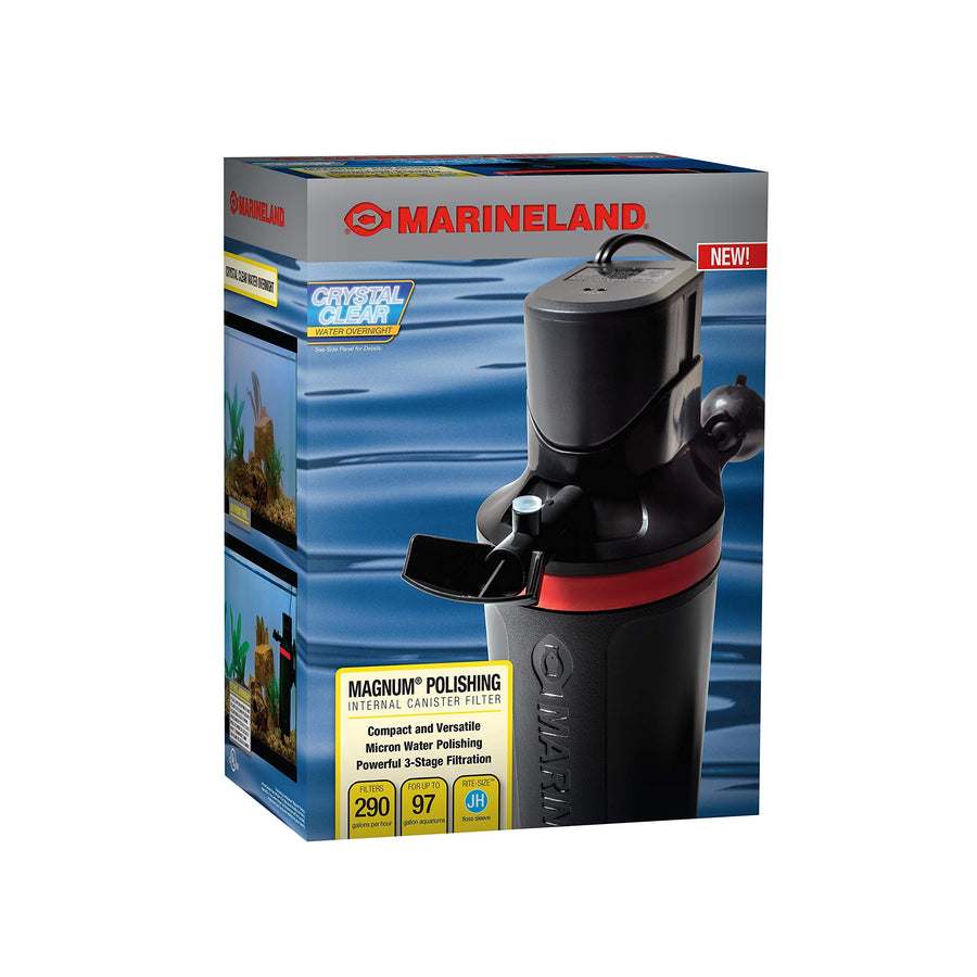 Magnum Polishing Internal Canister Filter, For aquariums Up To 97 Gallons, 10.5 IN (ML90770)