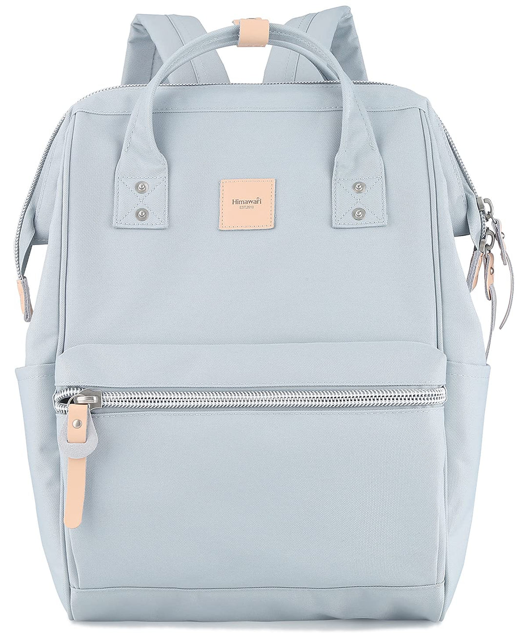 Laptop Backpack for Women&amp;Men Travel Business Backpack With USB Charging Port Large, Water Resistant College Bag Computer Bag Doctor Bag (1881-Light blue, Regular)