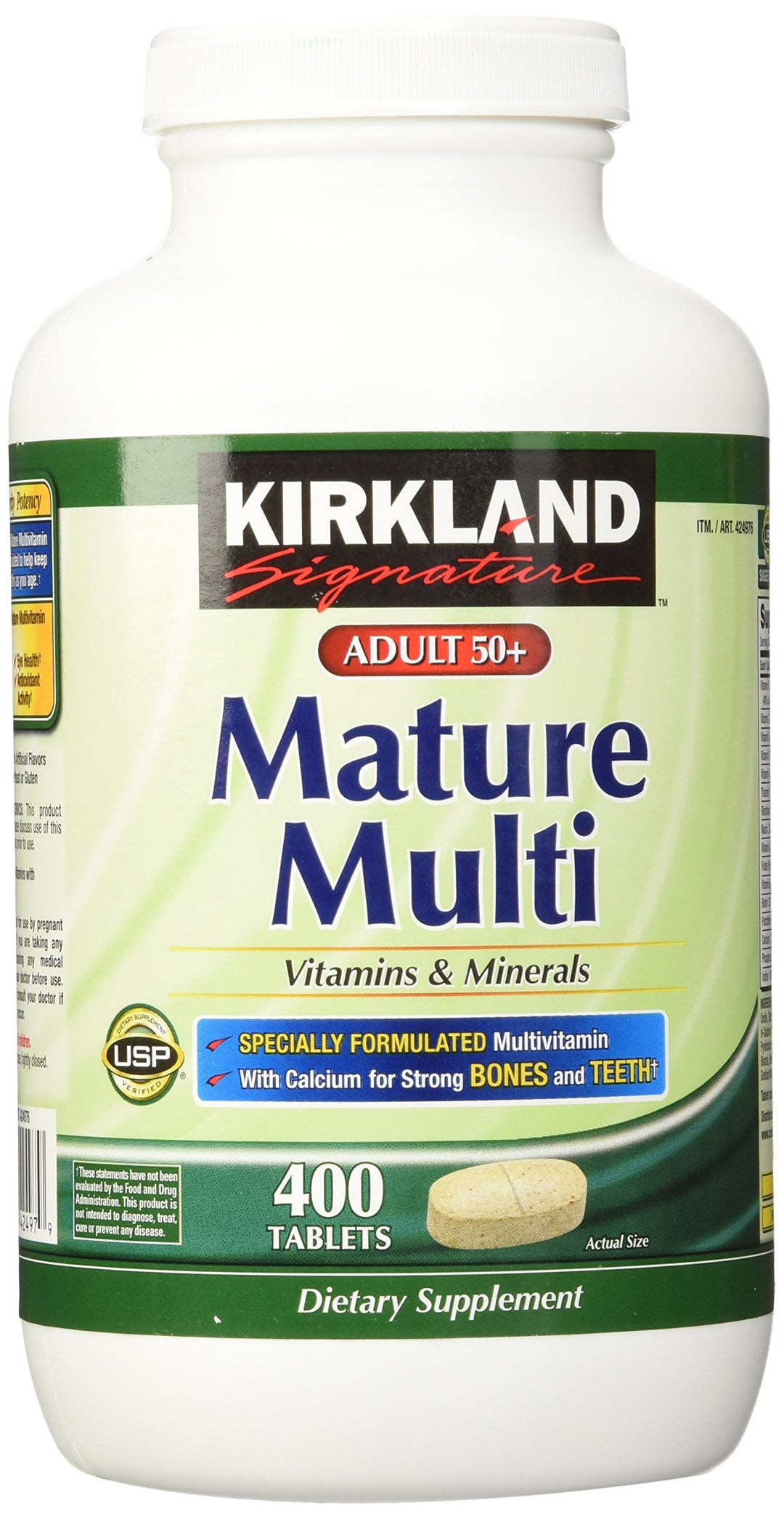 Kirkland Signature Adults, 50 plus Mature Multi Vitamin