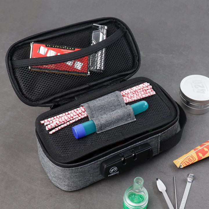 FIREDOG Smell Proof Case with Lock, Odor Proof Bag Cont