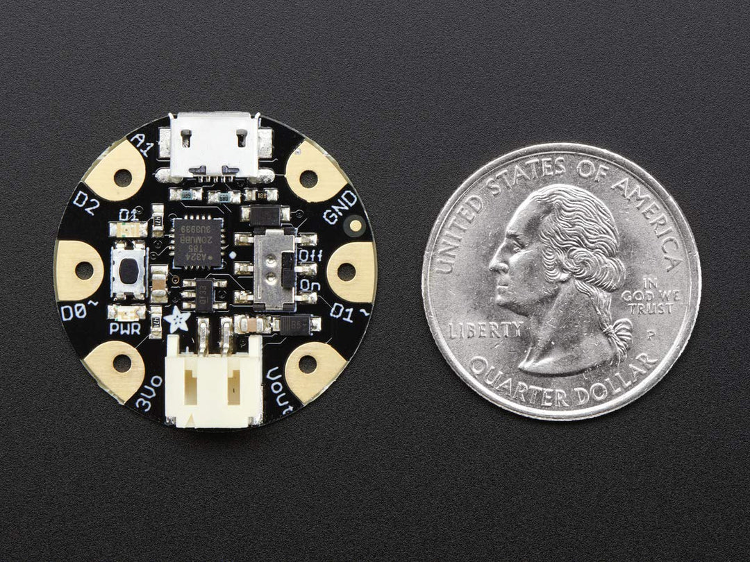 Gemma v2- Miniature Wearable Arduino-Like Electronic Platform