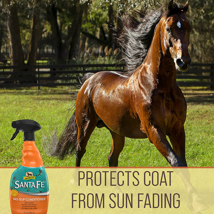 Absorbine Santa Fe Coat Conditioner & Sunscreen, Non-Slippery Formula, 32oz Spray