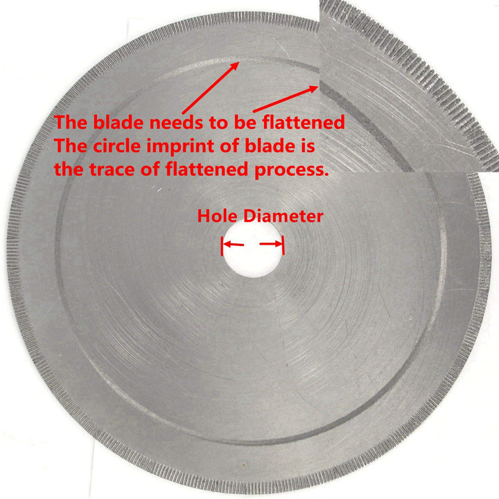 12 inch Diamond Lapidary Blades Gem Trim Saw Notched Rim 1.6mm
