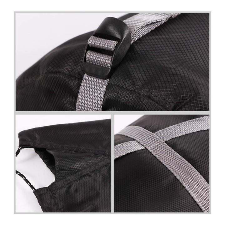 Sleeping Bag Stuff Sack, Compression Sack, Great for Backpacking and Camping Black L