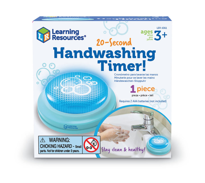 20-Second Handwashing Timer, Children&#39;s Timer, Home &amp; Classroom Sanitation, Ages 3+