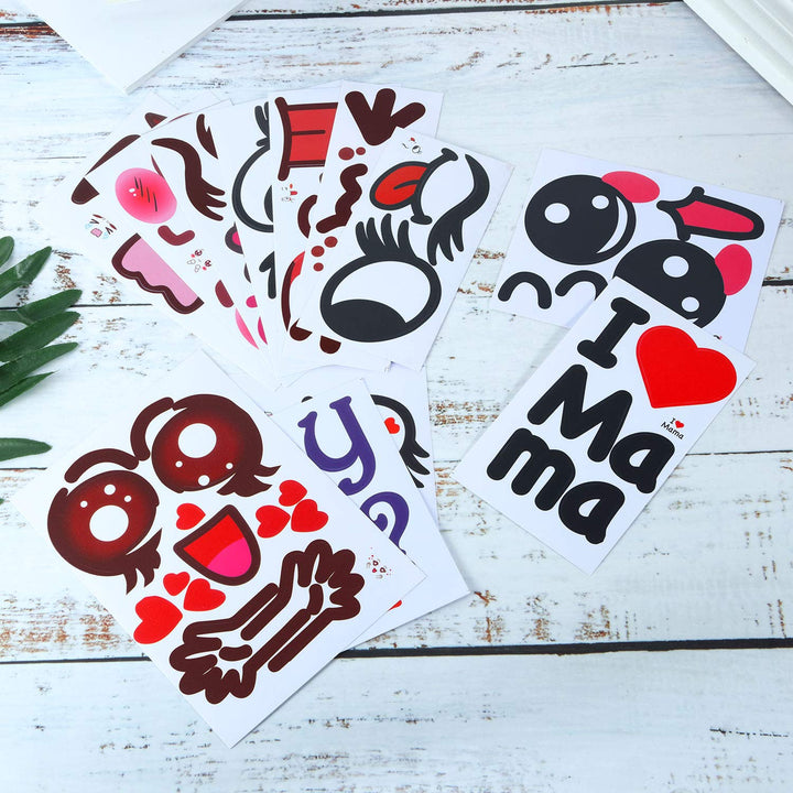 20 Pieces Pregnancy Stickers for Belly Funny Facial Expressions Stickers Pregnant Babies Bump Belly Stickers for Pregnant Women Photography Props
