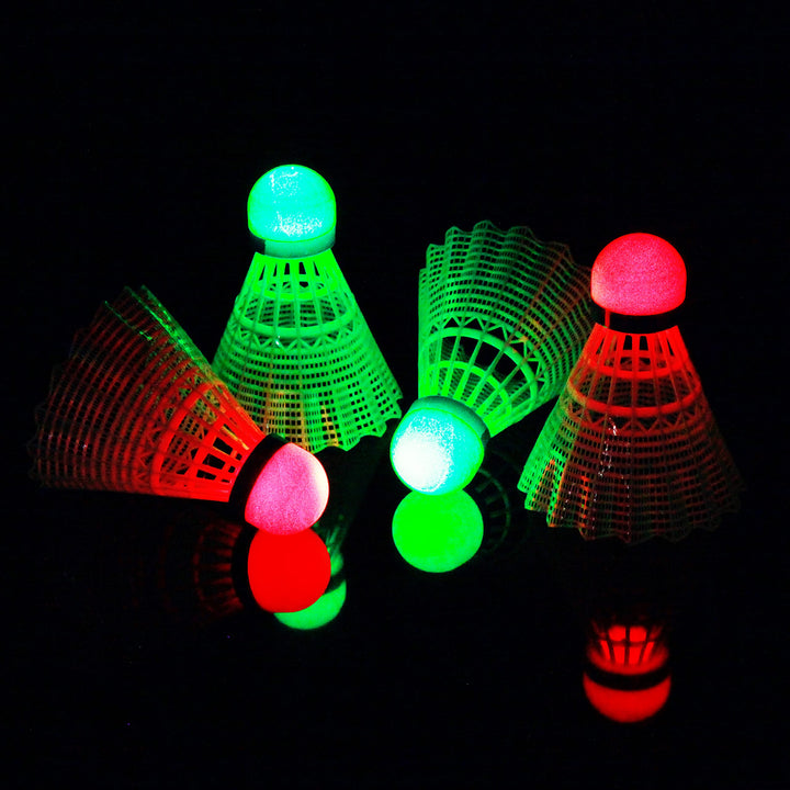 E-Jet LED Badminton Shuttlecocks, Badminton Birdies 4pc