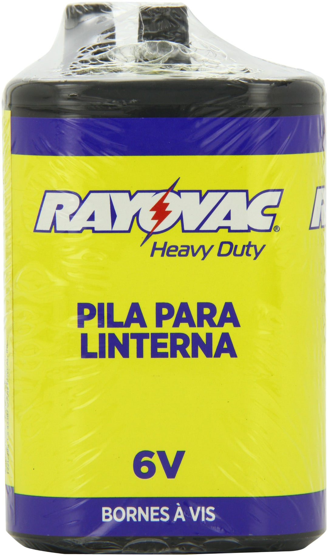 RAYOVAC Heavy Duty Lantern Battery, 6 Volt Screw Termin