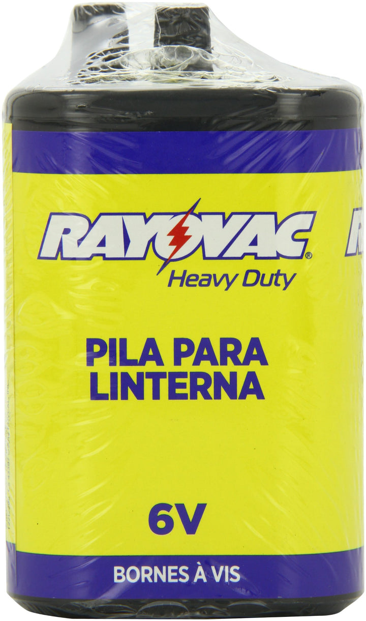 RAYOVAC Heavy Duty Lantern Battery, 6 Volt Screw Termin