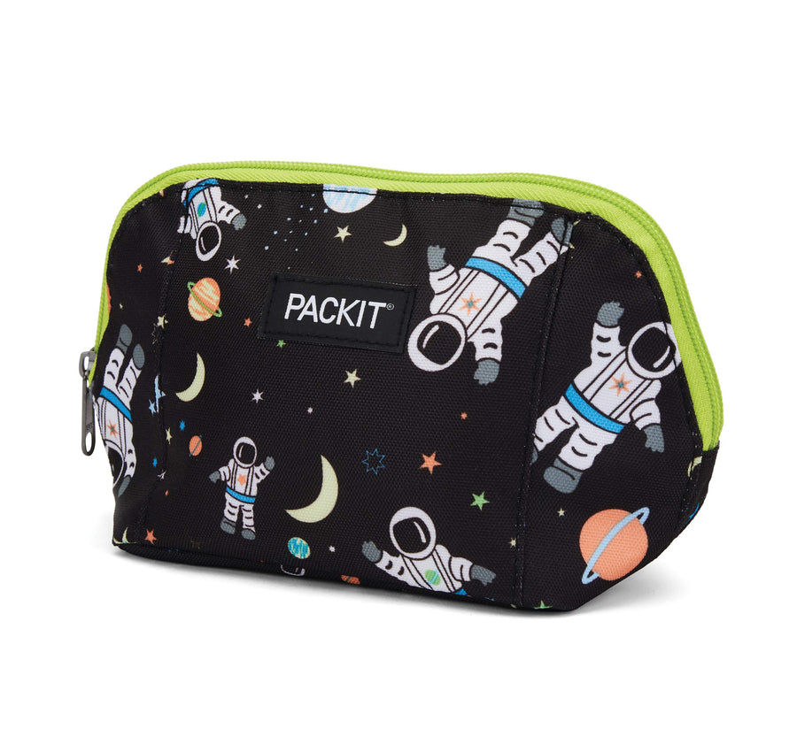 Freezable Snack Bag, Spaceman, Built with EcoFreeze Technology, Foldable, Reusable, Zip Closure Locks in Cool Dry Air, and Fresh Snacks On the Go