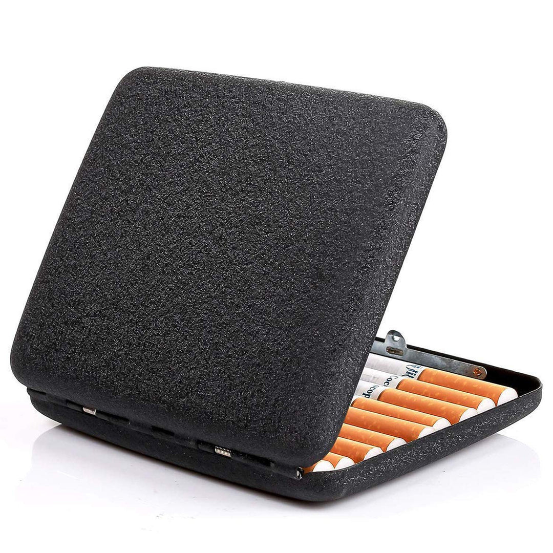 Alloy Frosted Cigarette Case Retro Cigaret Box Double S