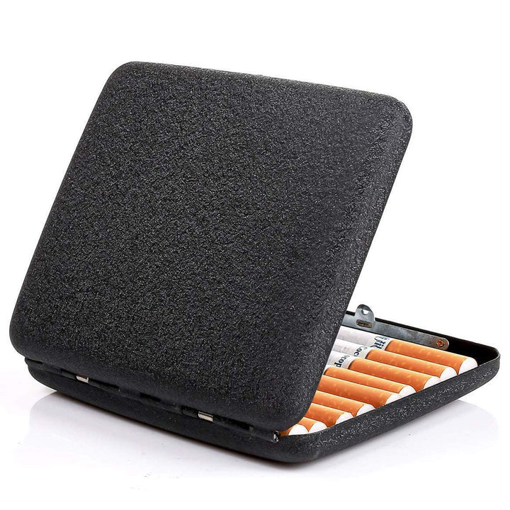 Alloy Frosted Cigarette Case Retro Cigaret Box Double S
