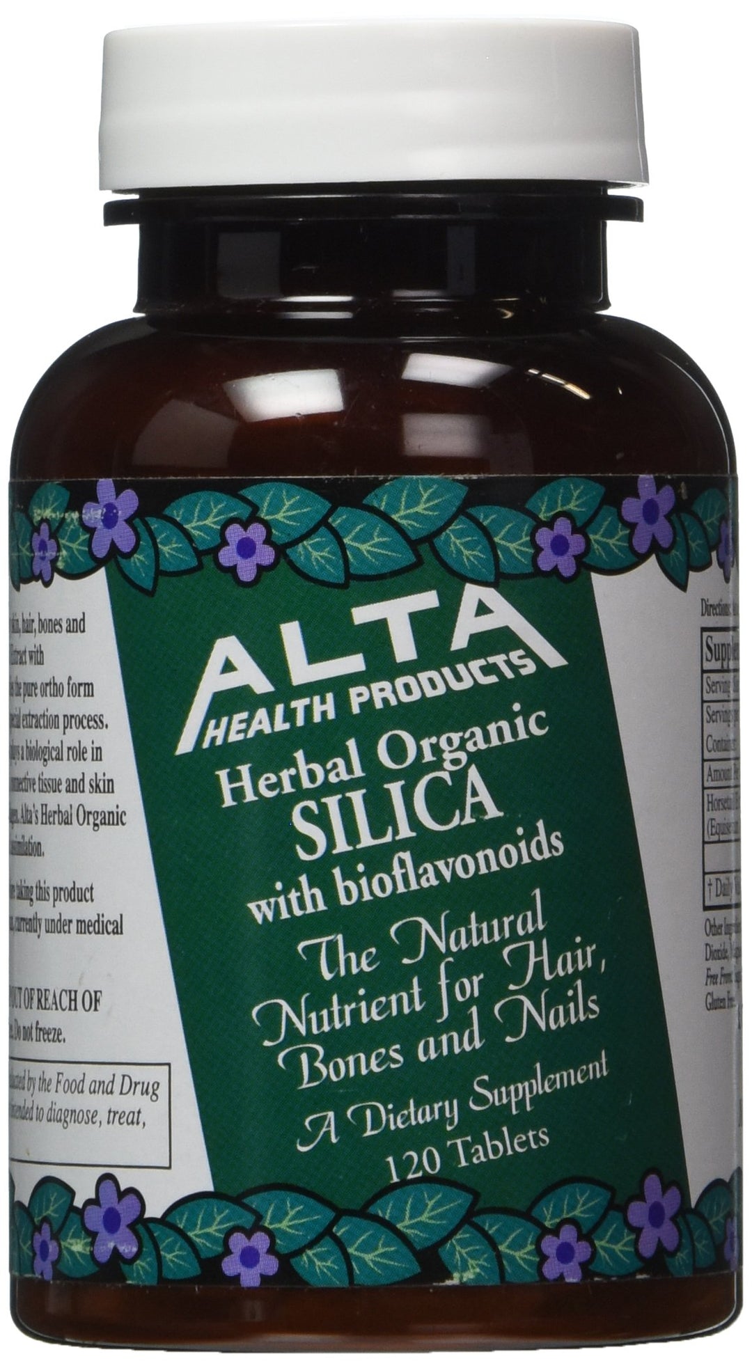 Products - Silica with Bioflavonoids, 500 mg, 120 Tablets