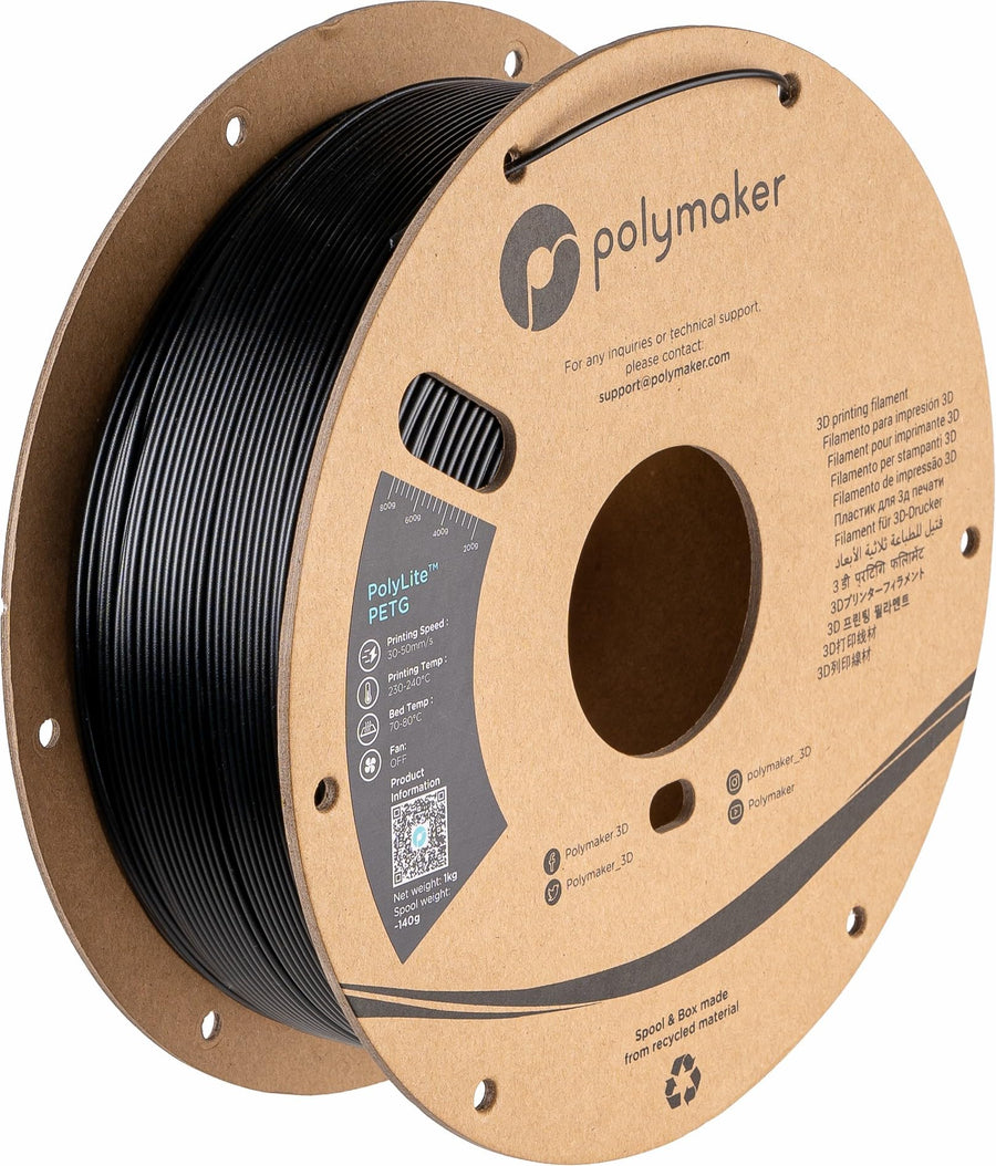 PETG-ESD Electrostatic Discharge Safe Filament 1.75mm, 500g Roll - PolyMax Electrostatic Safe PETG Filament Tough 3D Printer Filament for Electronics Industry
