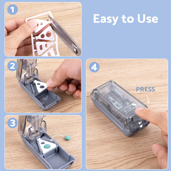 Fullicon Pill Cutter for Small or Large Pills, Pill Spl