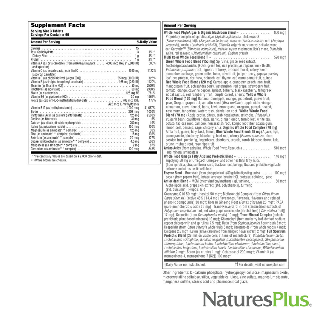 Natures Plus Source of Life Gold Multivitamin - 180 Tab