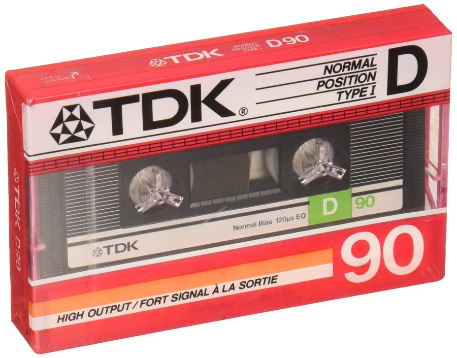 TDK D90 Audiocassette - Normal Bias