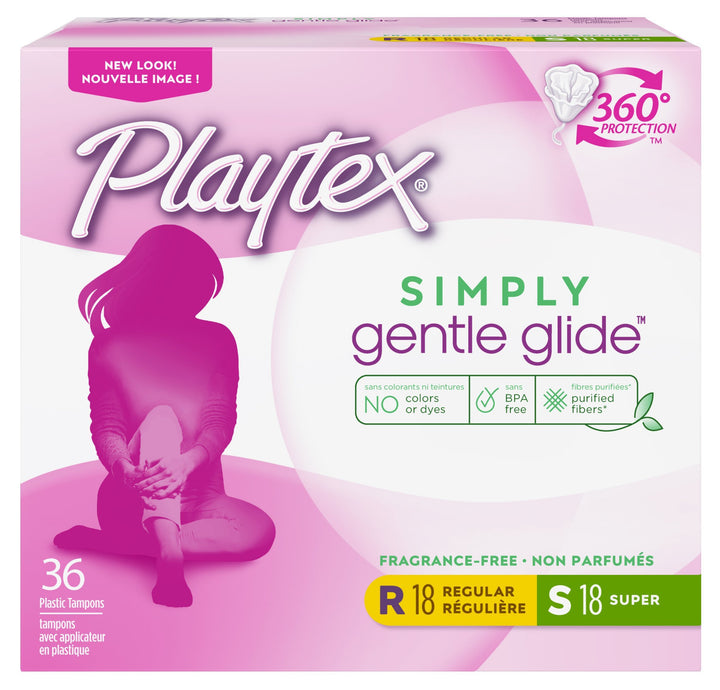 Playtex Simply Gentle Glide Multipack Unscented Tampons