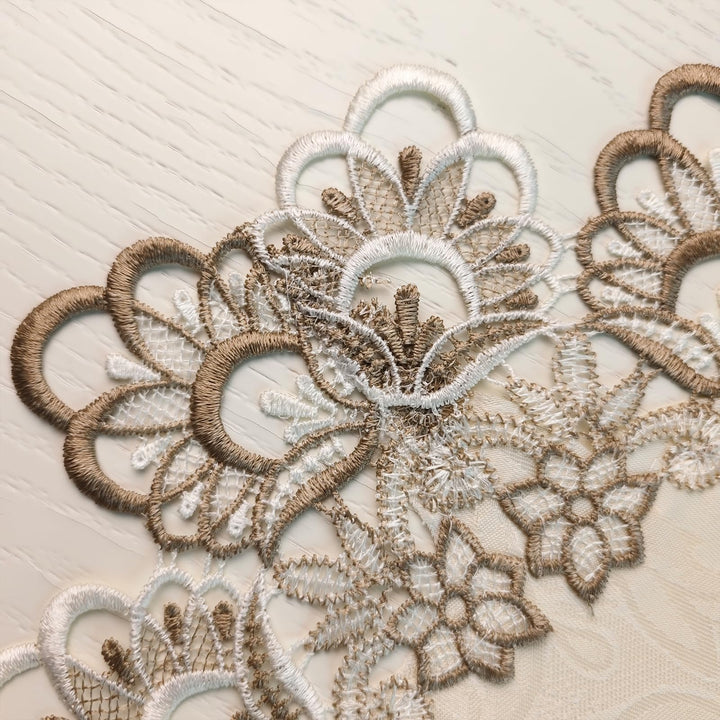 COMFEELING Bedside Tablecloth Lace Doilies for Side Tab