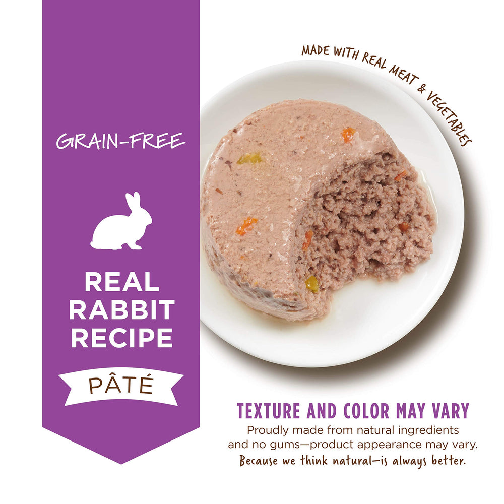 Original Pate Wet Cat Food, Grain Free Recipe - Real Rabbit, 3 oz. Cans (Pack of 24)