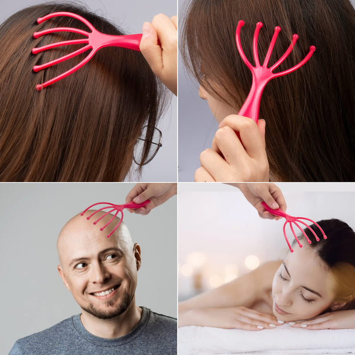 IETONE Head Massager Neck Massage Octopus Scalp Stress 