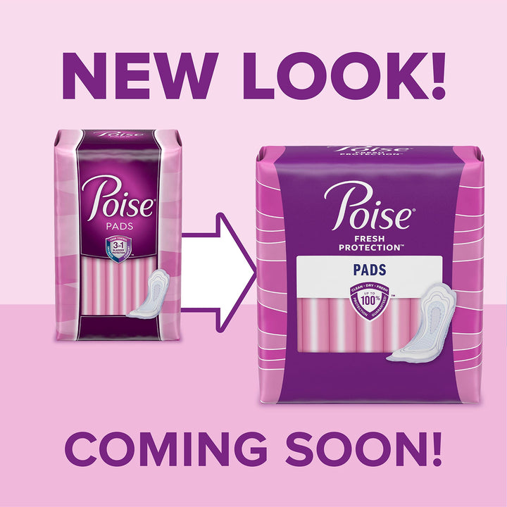 Poise Postpartum Incontinence Pads for Women, Ultimate 