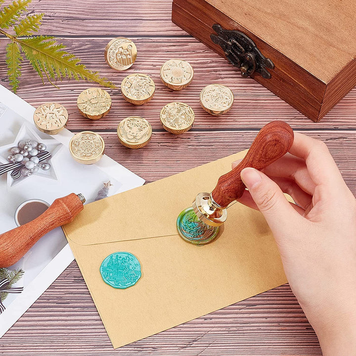CRASPIRE Dragonfly Wax Seal Stamp Sealing Wax Stamps Dr