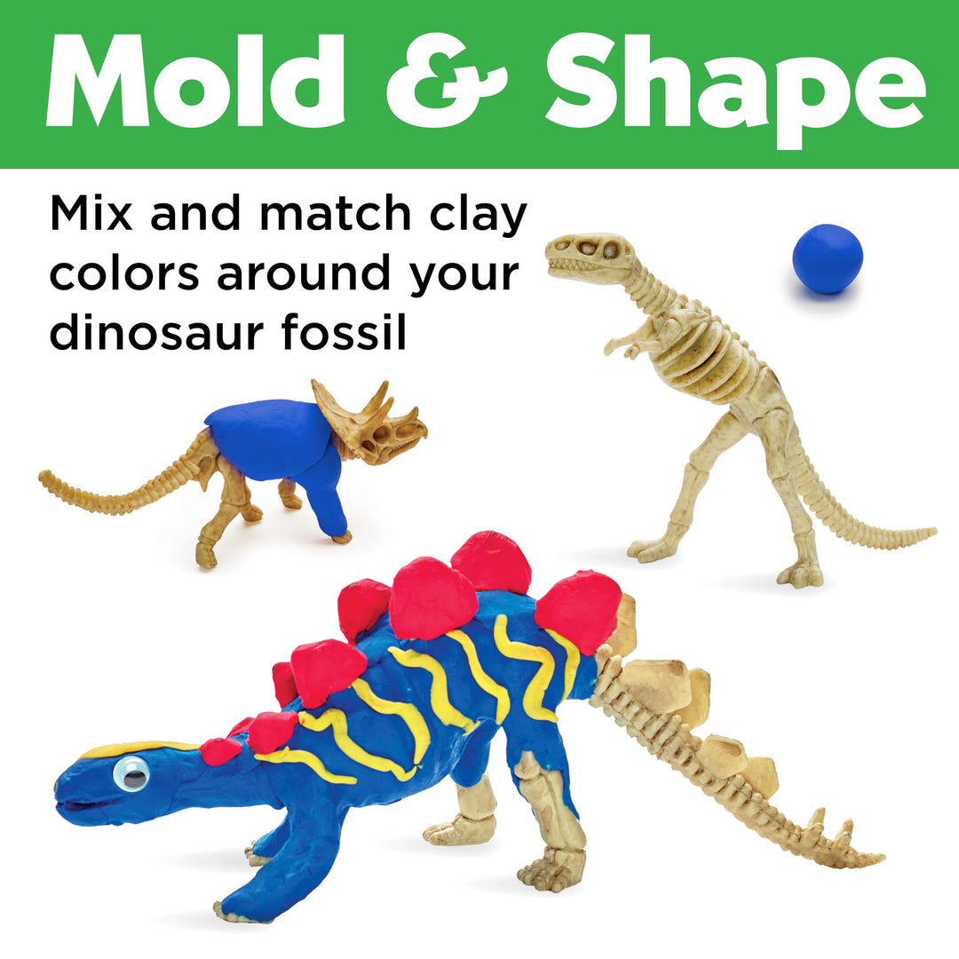 Create with Clay Dinosaurs - Build 3 Dinosaur Figures with Modeling Clay, small