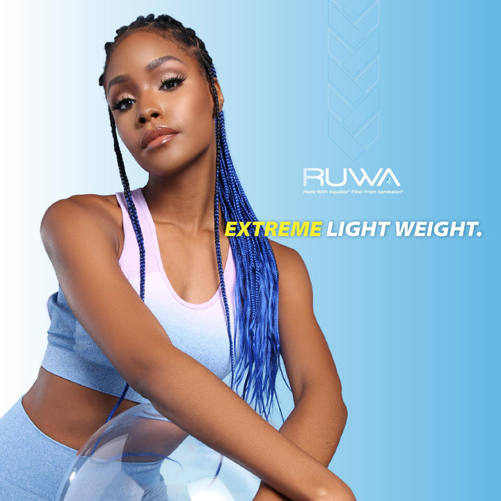 [MULTI PACKS DEAL] SENSATIONNEL AFRICAN COLLECTION KANEKALON AQUATEX PRE-LAYERED SYNTHETIC BRAID 48 / WATER-REPELLENT - 3XRUWA (1PACK, 1B)