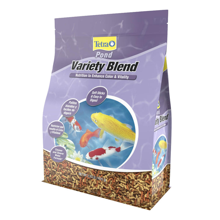 Pond Variety Blend, Pond Fish Food, for Goldfish and Koi Yellow 2.25 Pound (Pack of 1)