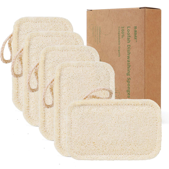 Natural Sponges for Dishes, Loofah Dish Sponges Eco-Fri