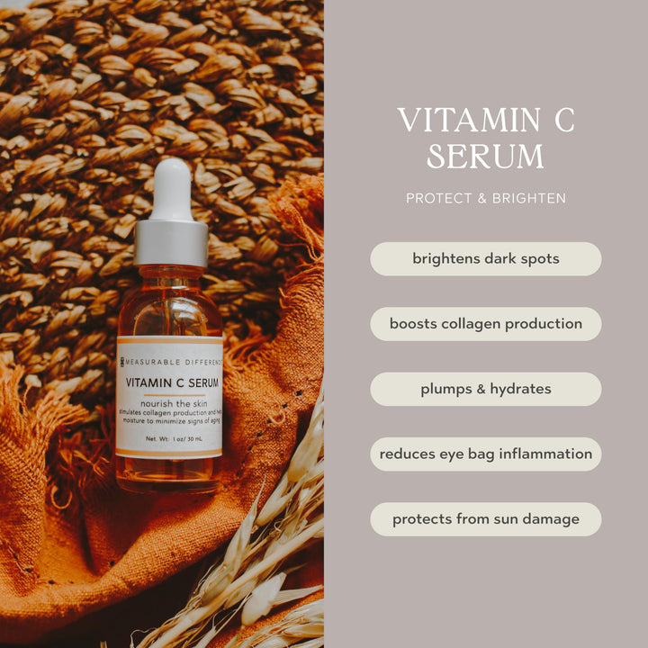 Vitamin C Serum for face, 1 oz - Moisturize Skin to Minimize Signs of Aging, face serums for anti aging | Provide Smooth &amp; Even Complexion with a Radiant Glow | vit c serum face