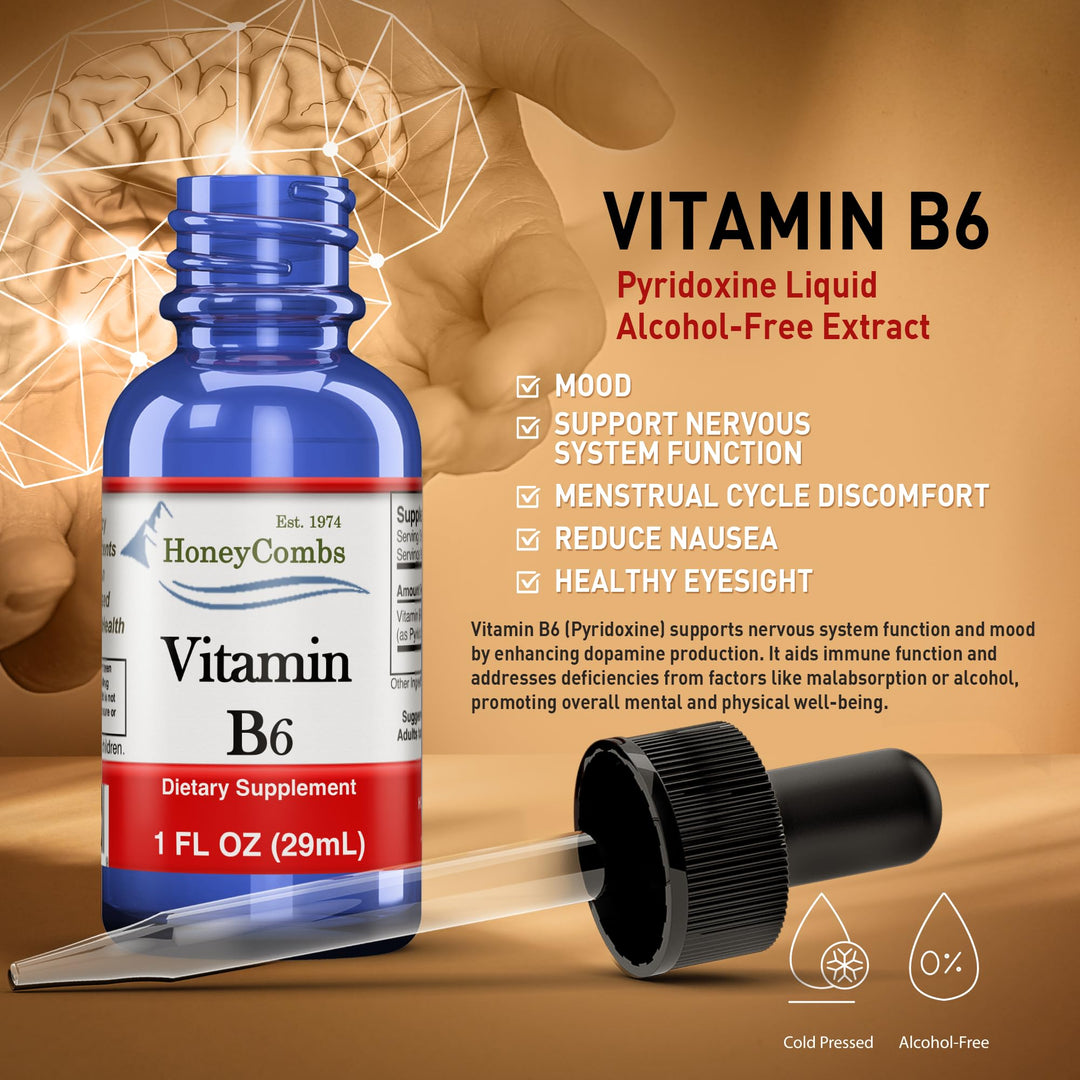 Vitamin B6 (Pyridoxine) Drops – Liquid Vitamin B Drops 